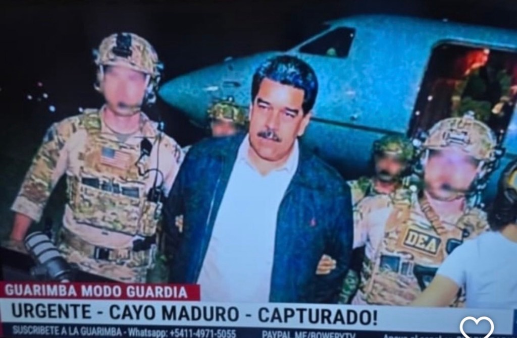 Maduro es capturado en Venezuela